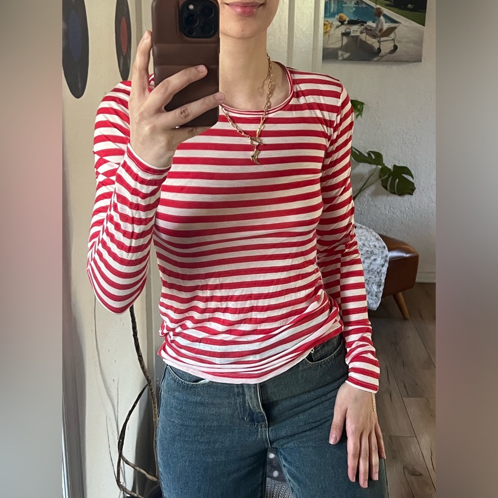 rag & bone stripped long sleeve
